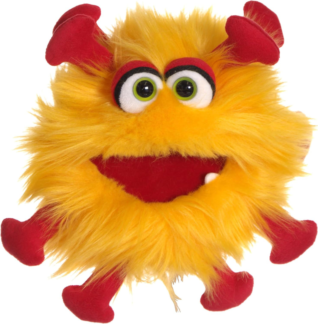 Living Puppets - Zap The 9-Inch Yellow Friendly Monster, Plush Hand Puppet