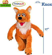 Load image into Gallery viewer, Living Puppets Knox 17-Inch Fox Hand Puppet