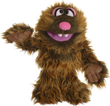 Load image into Gallery viewer, Living Puppets Fran 12-Inch Plush Friendly Brown Monster Hand Puppet