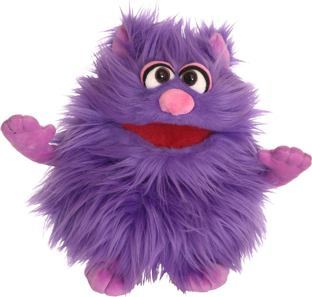 Living Puppets Mugs The 12 Inch Purple Friendly Monster Plush Hand Puppets On the Pier